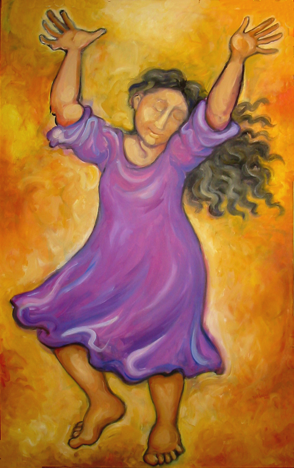 Dance of Joy, oil on canvas, by Ruth TIetjen Councell